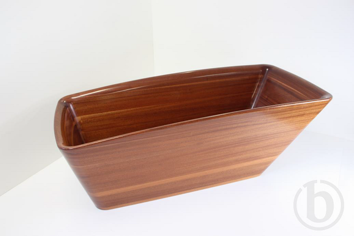 Freestanding Oak Teak Walnut Wood Bathtub Vancouver Canada