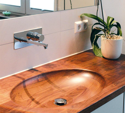 Wood Vessel Sinks The Wooden Bathroom Wood Bathtubs And